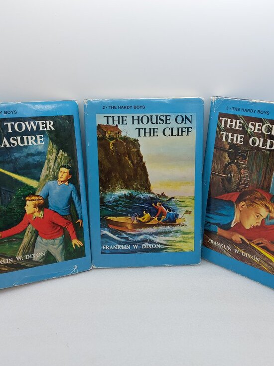 Hardy Boys Other - 3 Vintage Hardy Boys Hardcover Book by Franklin W. Dixon Books 1,2 & 3